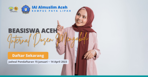 IAI Almuslim Aceh Buka Beasiswa Jalur Internal Dosen Mengabdi