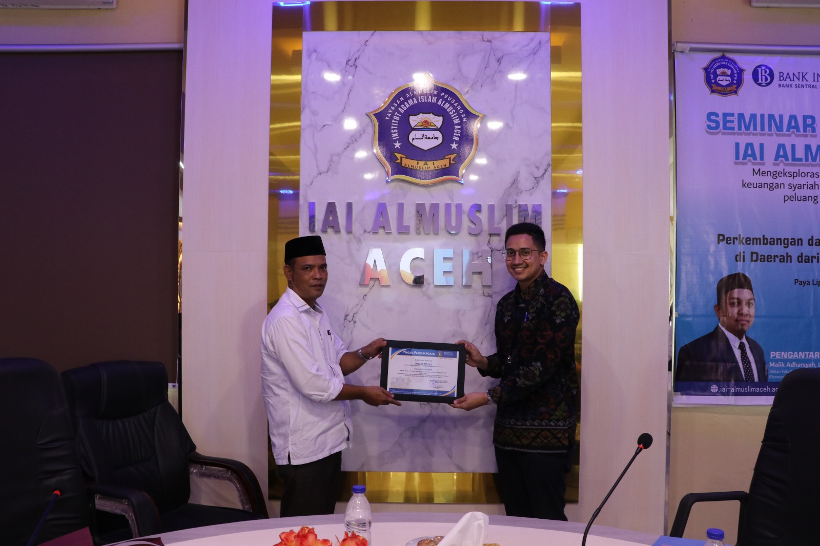 Perwakilan BI Lhokseumawe Isi Seminar Bulanan di FSEI IAI Almuslim Aceh